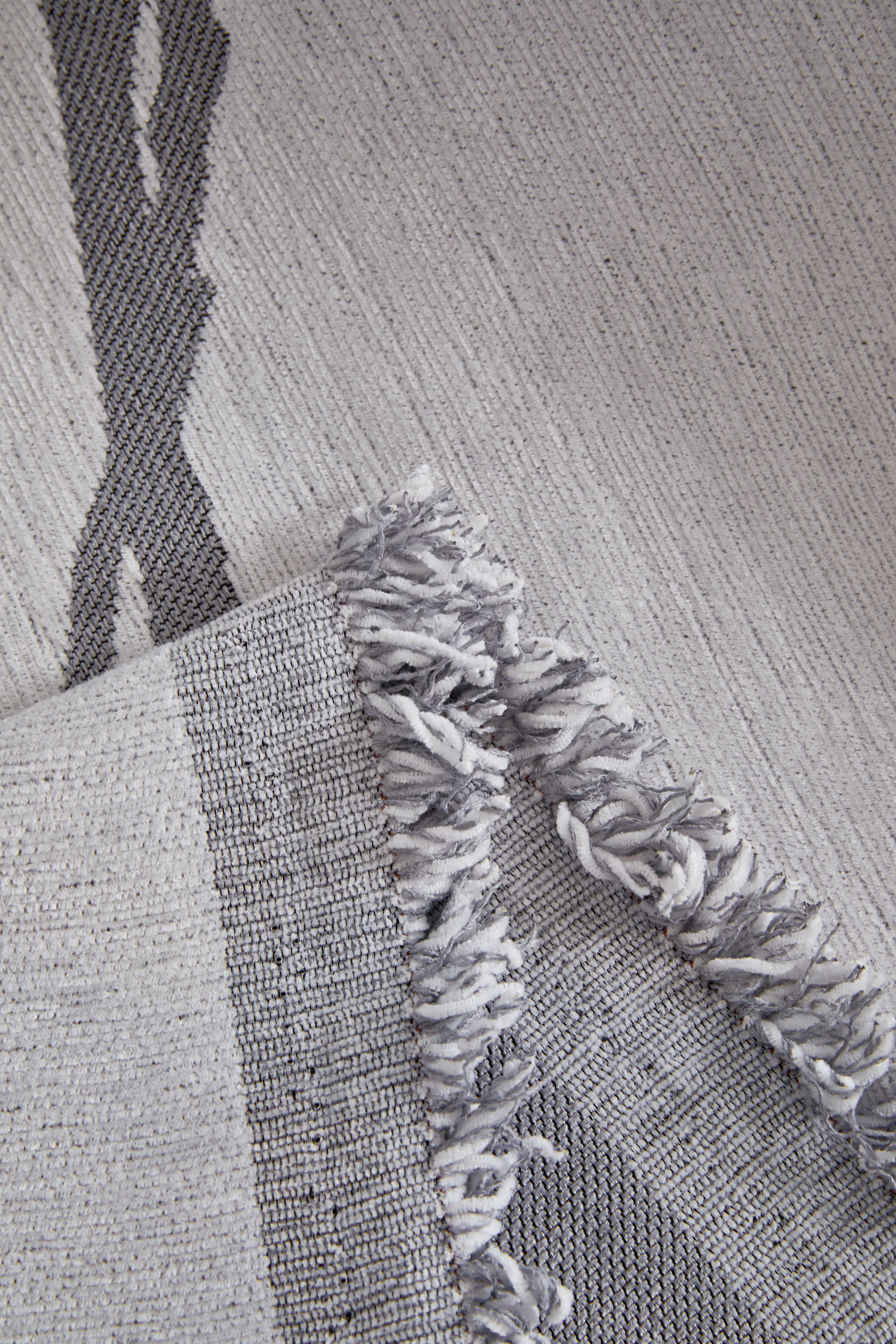 Handwoven wool throw