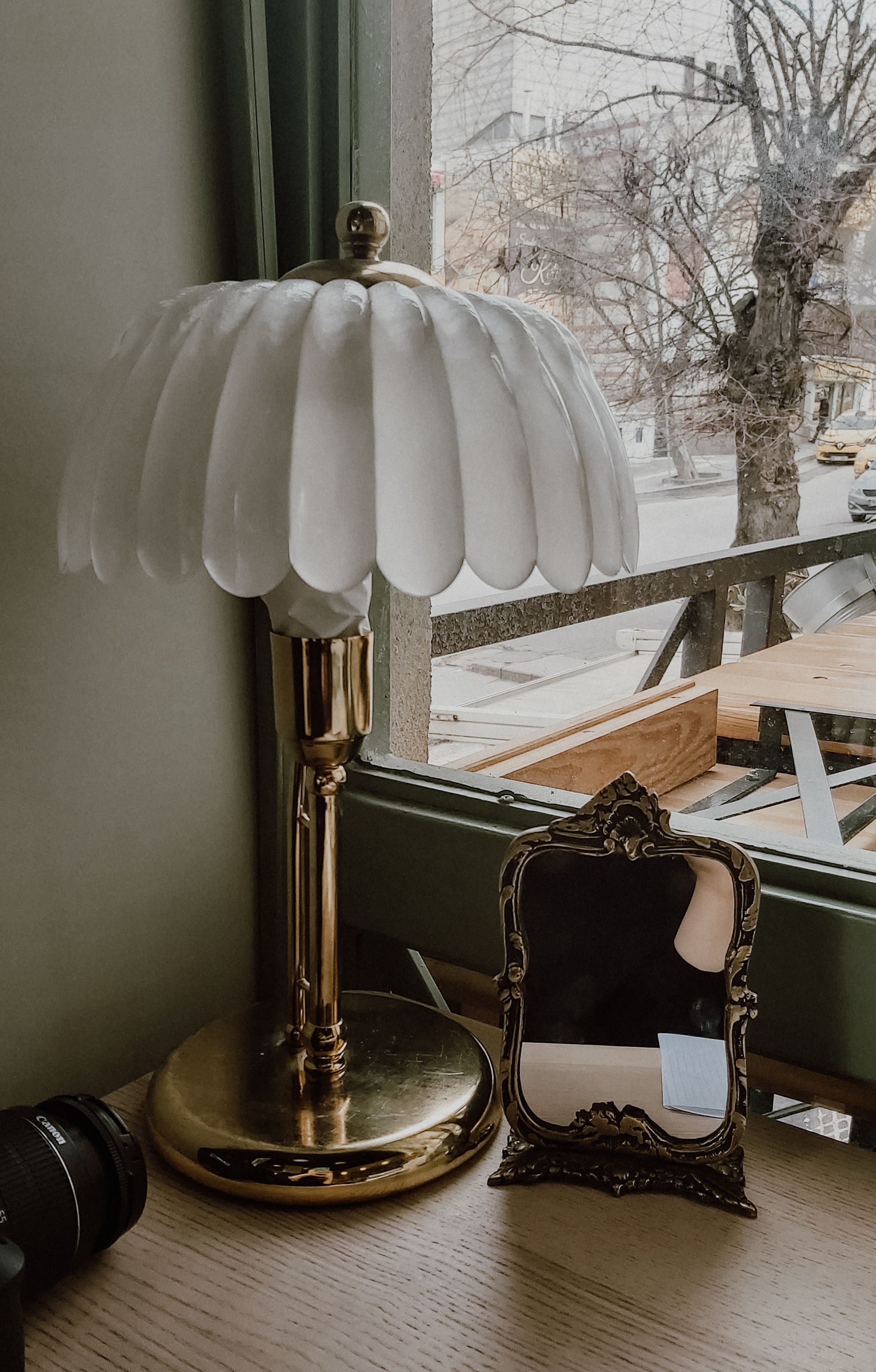 Heritage brass lamp